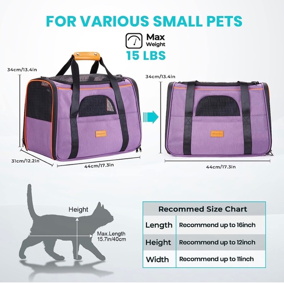 Small dog/ cat carrier bag - Picture 6 of 6